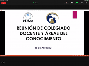 REUNIÓN DE COLEGIADO Y ÁREAS DEL CONOCIMIENTO