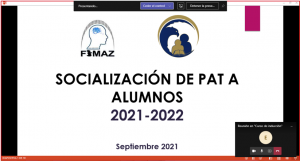SOCIALIZACIÓN DE PAT 2021-2022 A ALUMNOS