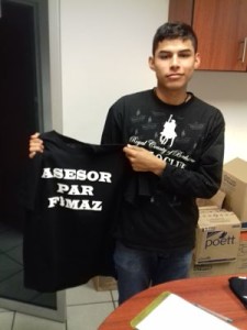 ENTREGA DE PLAYERAS A ASESORES PAR DE FIMAZ