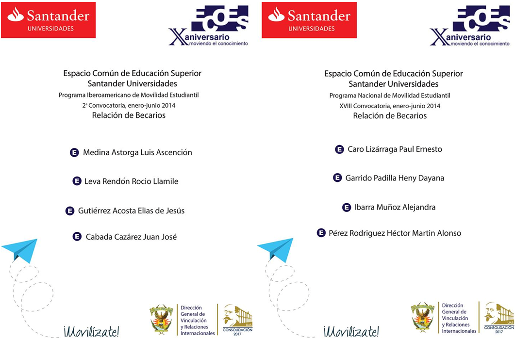 FIMAZ obtiene 4 Becas para movilidad de ECOES-Santander