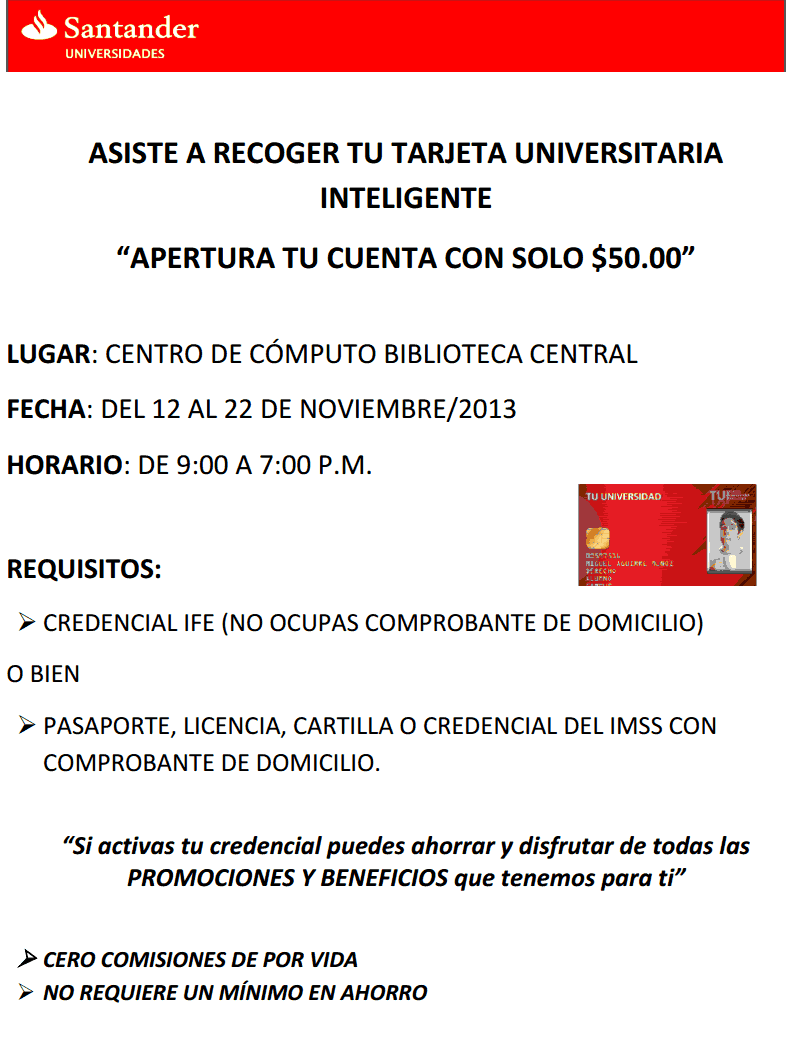 Tarjeta universitaria inteligente