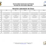 Horarios de Laboratorios