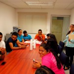 Reunion de jefes de grupo por motivo del día del estudiante