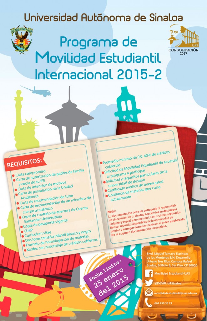 Programa de Movilidad Estudiantil Internacional 2015-2