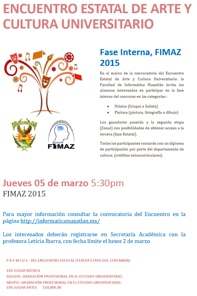 Encuentro Estatal de Arte y Cultura Universitario