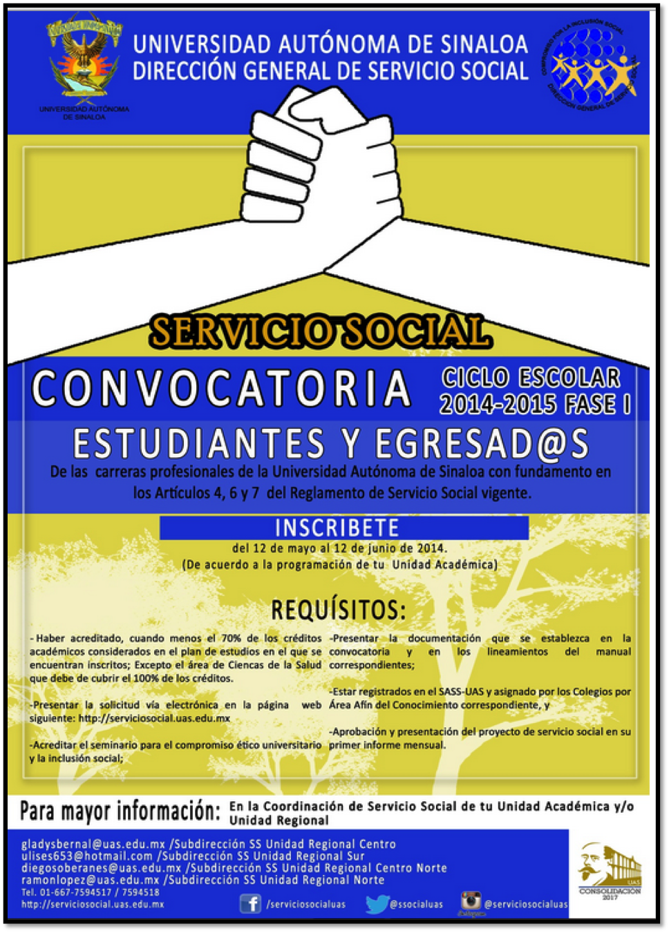 Convocatoria Servicio Social