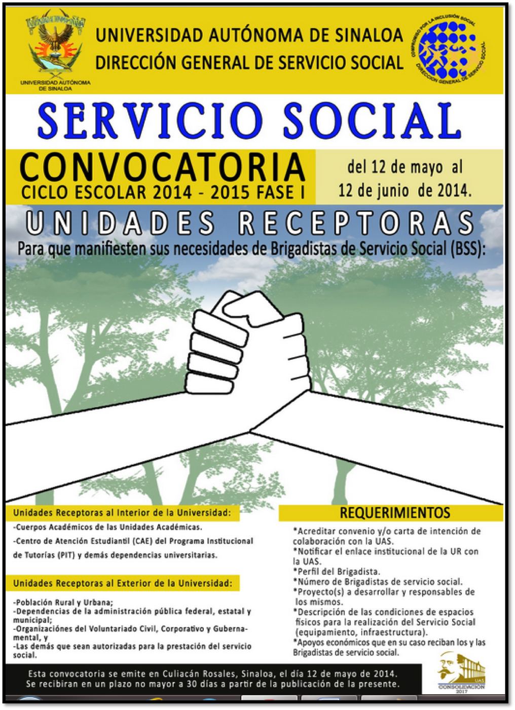 Convocatoria Servicio Social