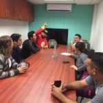 Reunión con alumnos de 4to año